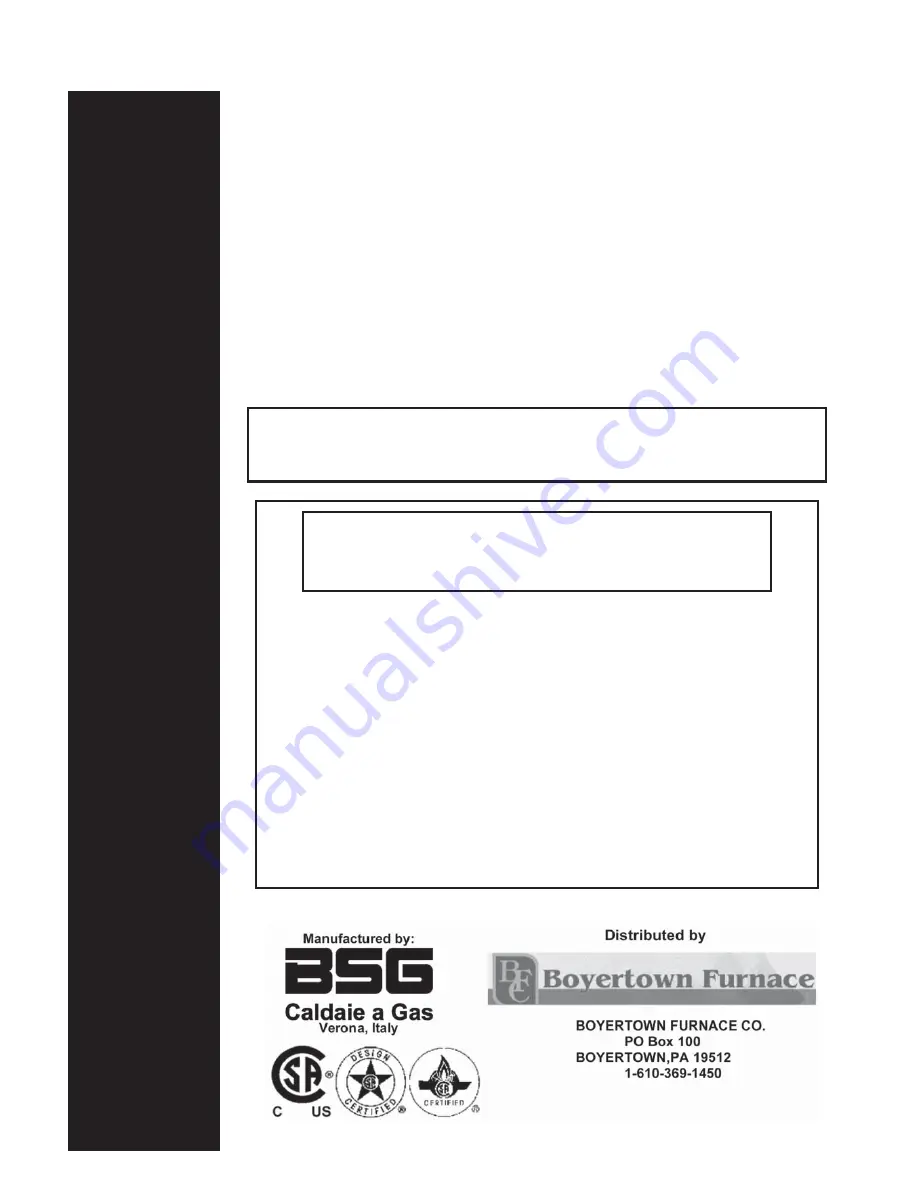 bsg Savio FP User Manual And Instructions Download Page 1