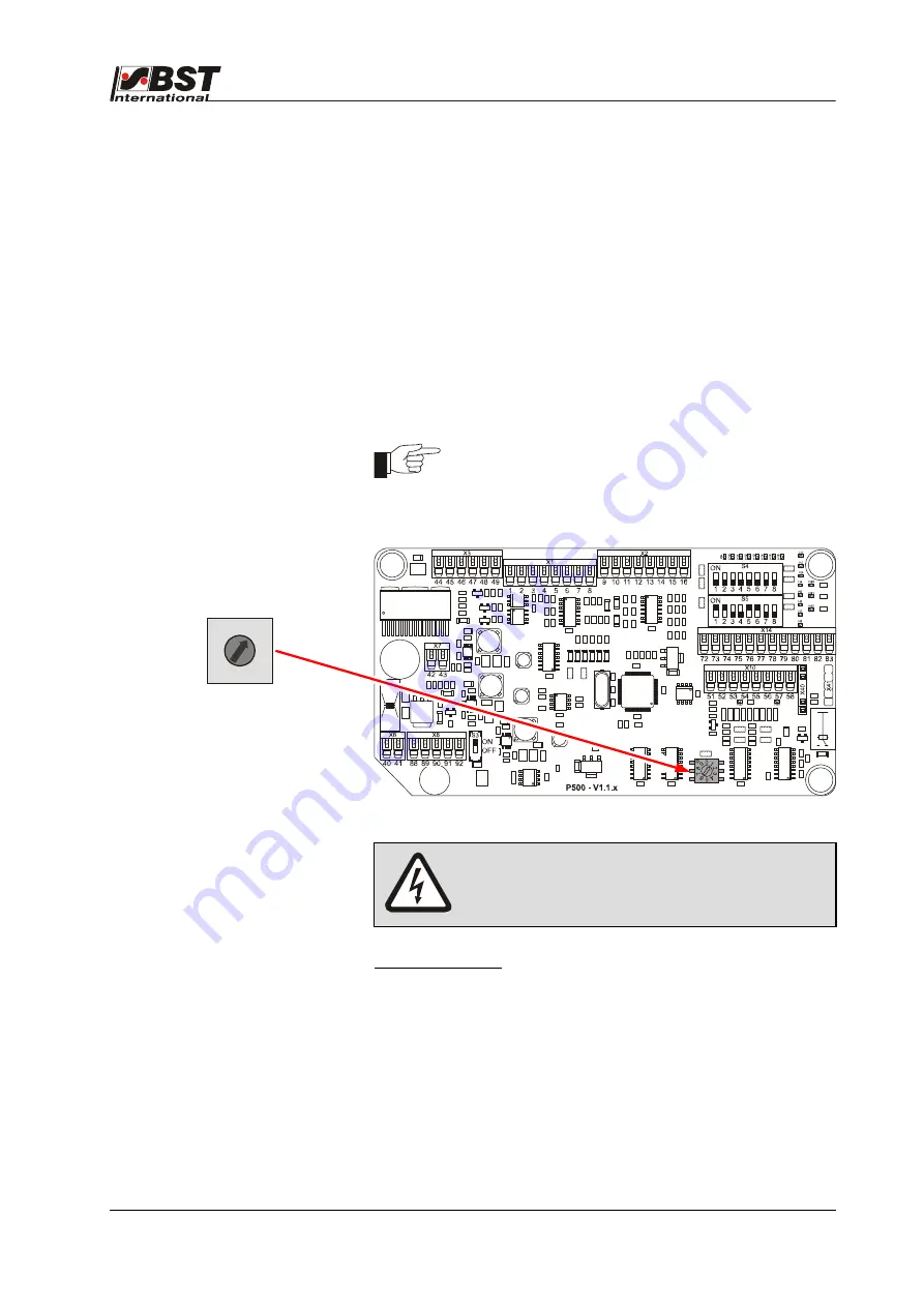 BST ekr 500 Operating Manual Download Page 79