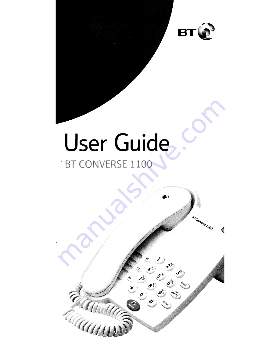 BT Converse 1100 User Manual Download Page 1