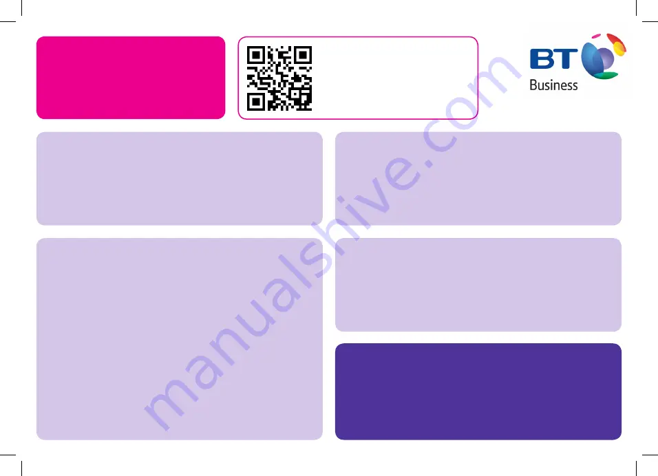 BT HUB5 Quick Start Manual Download Page 1