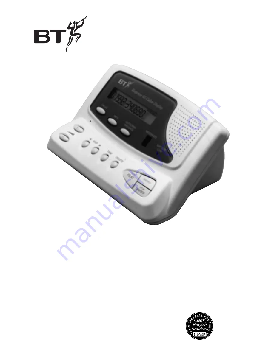 BT RESPONSE 65 User Manual Download Page 1