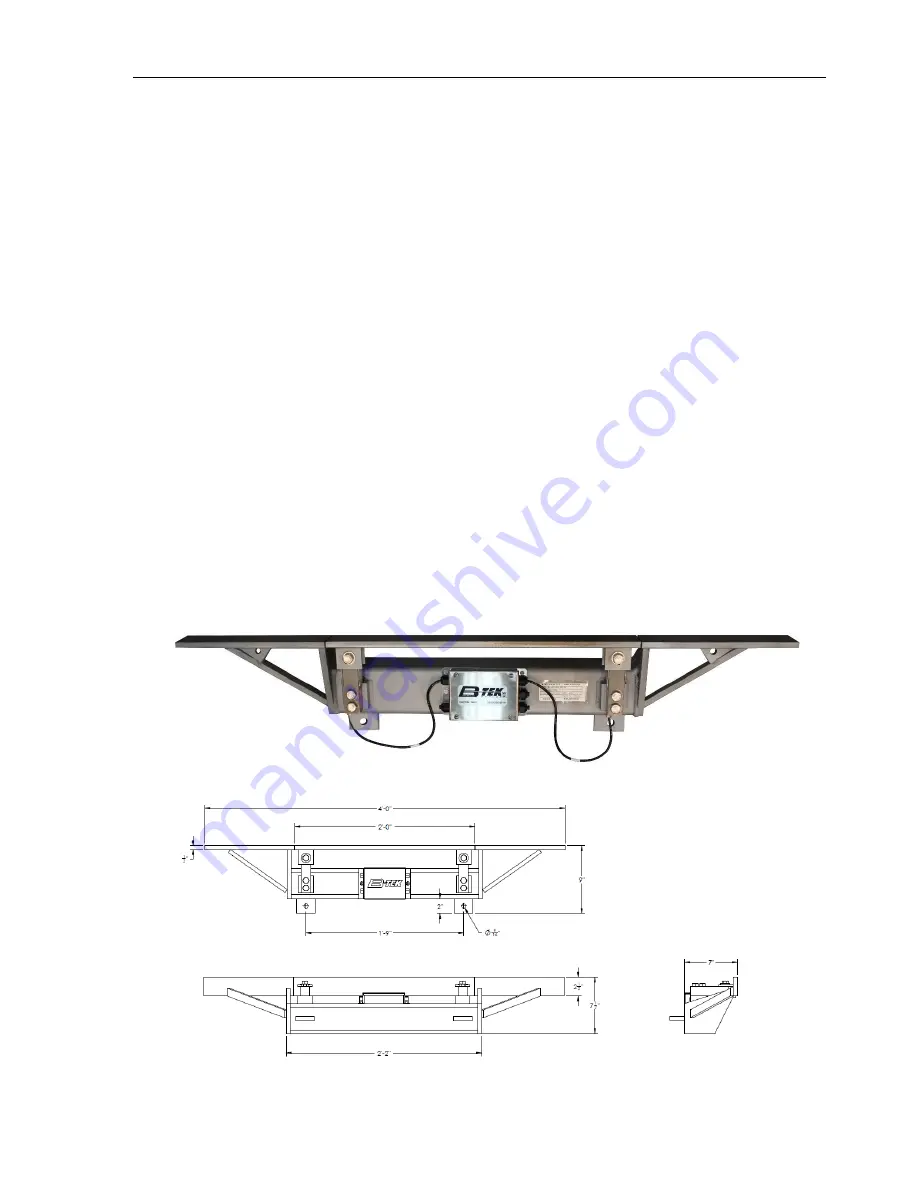 BTEK Monorail Scale Скачать руководство пользователя страница 4