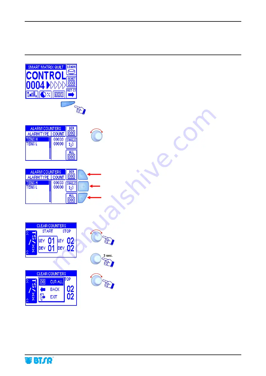 btsr SMART MATRIX QUILT Operating Manual Download Page 54