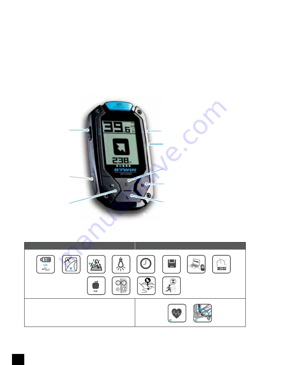 Btwin SATCOUNT Manual Download Page 4