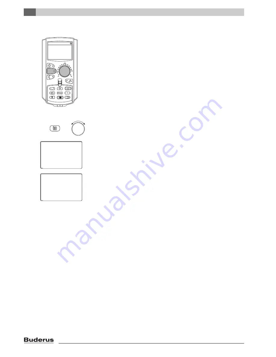 Buderus Logamatic 4121 Operating Instructions Manual Download Page 34