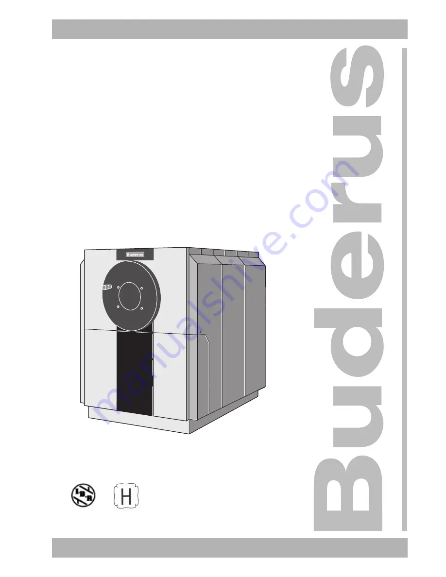 Buderus SB735 Series Installation And Maintenance Manual Download Page 1