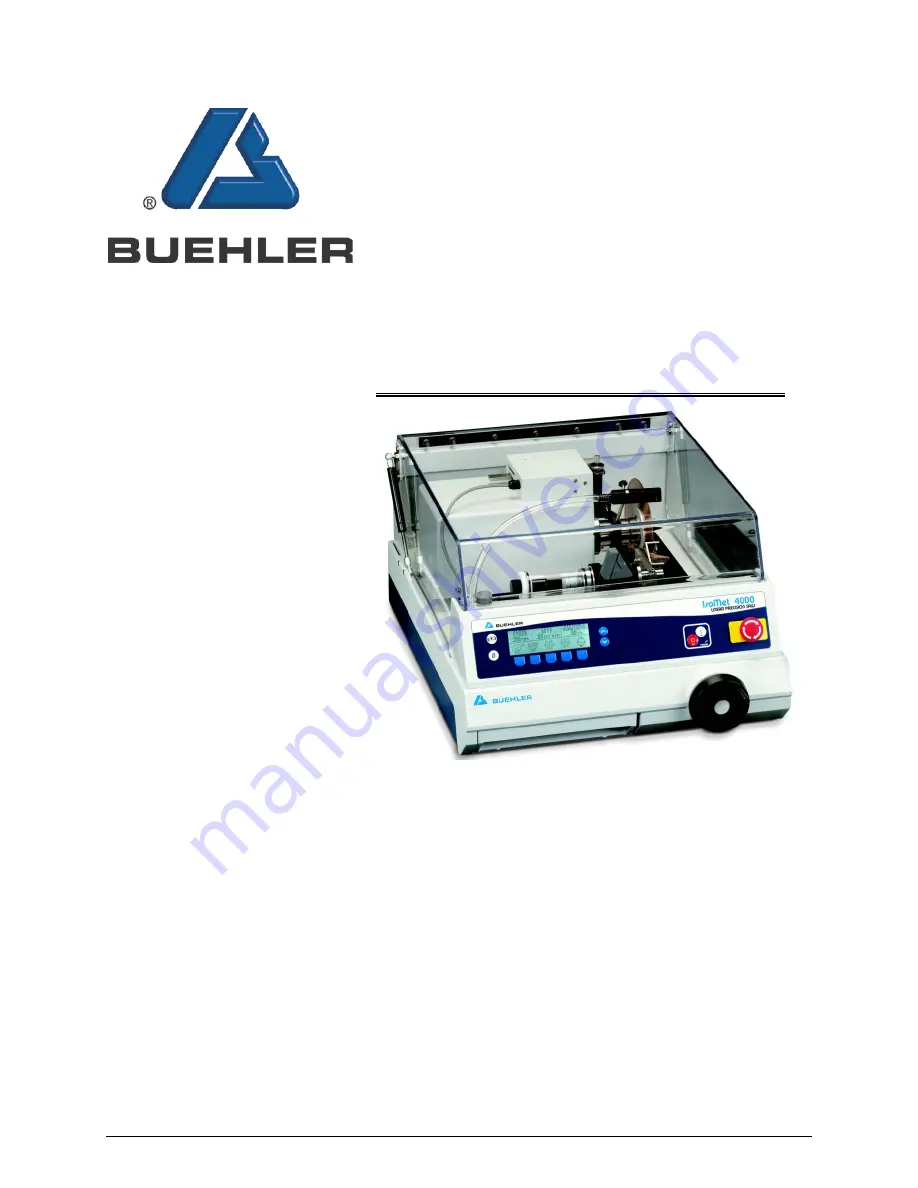 Buehler 11-2675 Manual Download Page 1