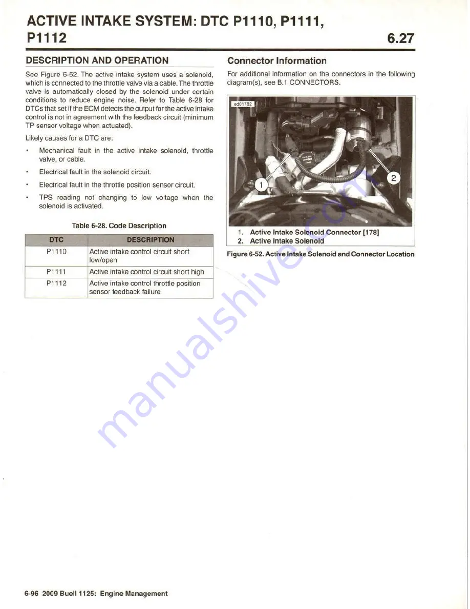 Buell 1125 2009 Series Electrical Diagnostics Manual Download Page 230