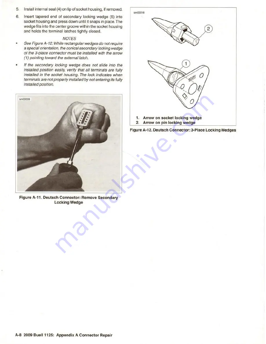 Buell 1125 2009 Series Electrical Diagnostics Manual Download Page 252