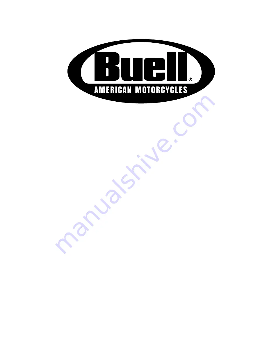 Buell 2009 XB Series Service Manual Download Page 1