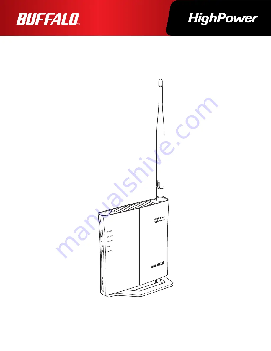 Buffalo AirStation HighPower WBMR-HP-GNV2 User Manual Download Page 1