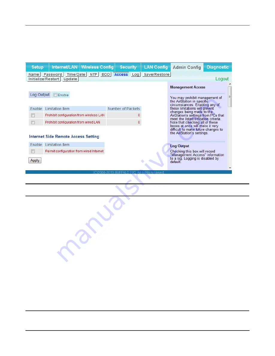 Buffalo AirStation HighPower WBMR-HP-GNV2 User Manual Download Page 57