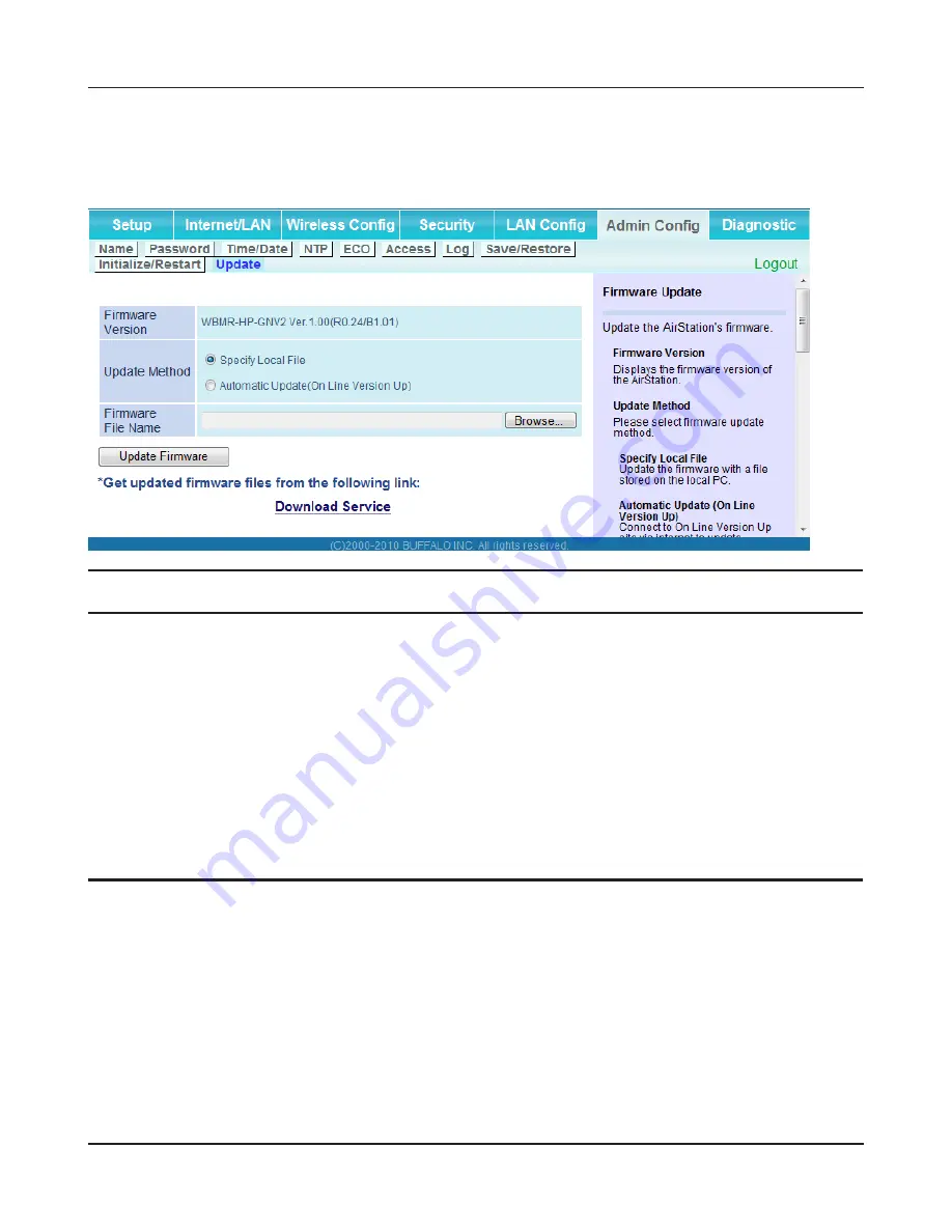 Buffalo AirStation HighPower WBMR-HP-GNV2 User Manual Download Page 61