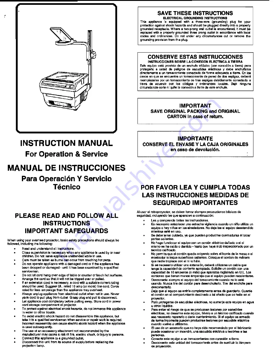 Buhl 9014EDC Instruction Manual Download Page 1