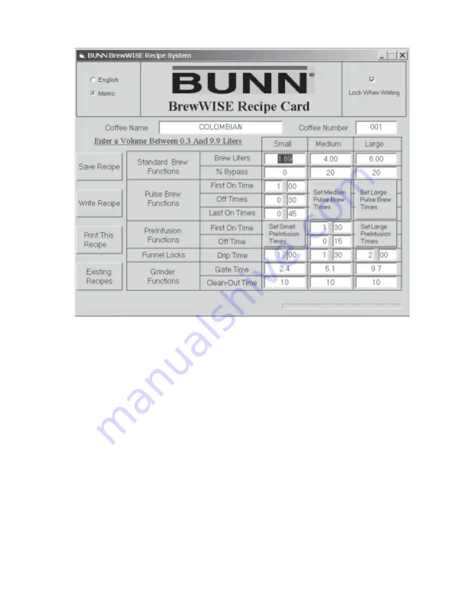 Bunn B10 Series Installation And Operating Manual Download Page 9