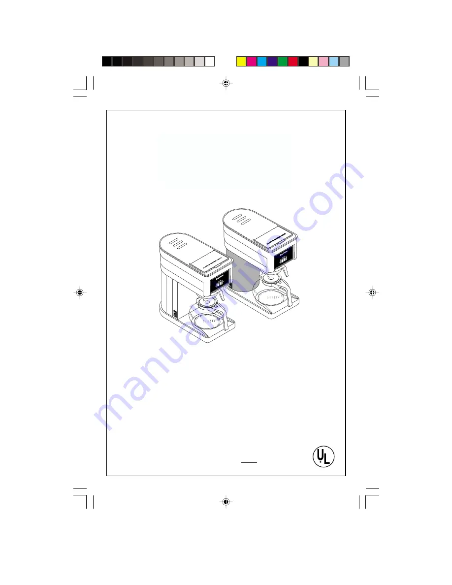 Bunn Pour-Omatic GR-8 Use And Care Manual Download Page 1