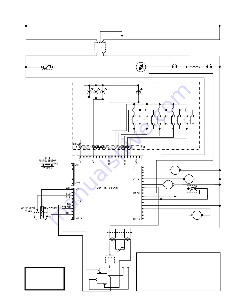 Bunn SINGLE SHDBC Installation & Operating Manual Download Page 39