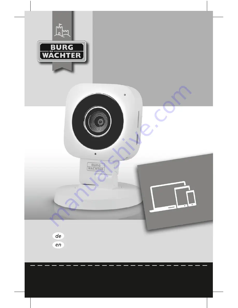 BURG WATCHER BURGcam SMART 302 Quick Installation Manual Download Page 1