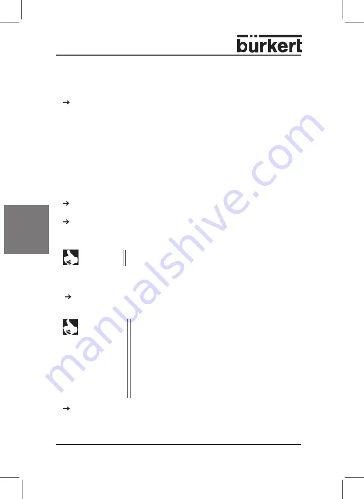 Burkert 1094 Series Operating Instructions Manual Download Page 50