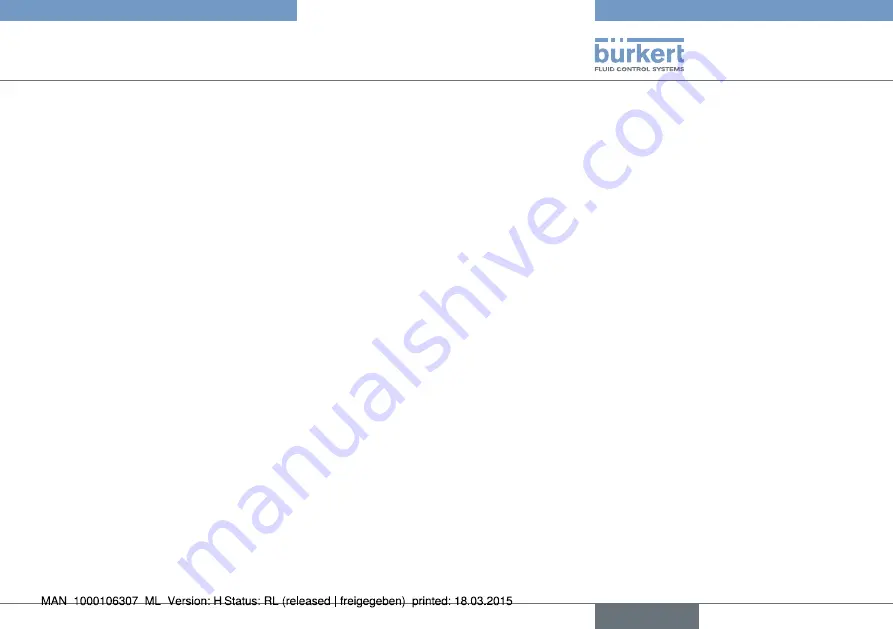 Burkert 2300 Series Operating Instructions Manual Download Page 3