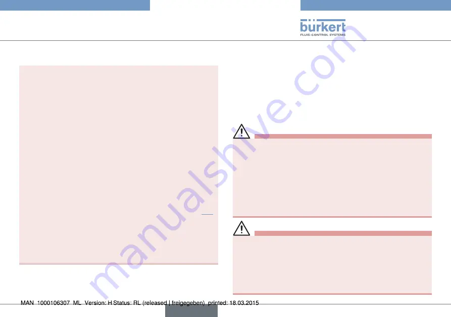 Burkert 2300 Series Скачать руководство пользователя страница 89