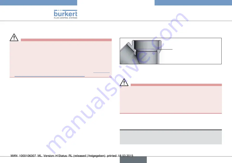 Burkert 2300 Series Operating Instructions Manual Download Page 108