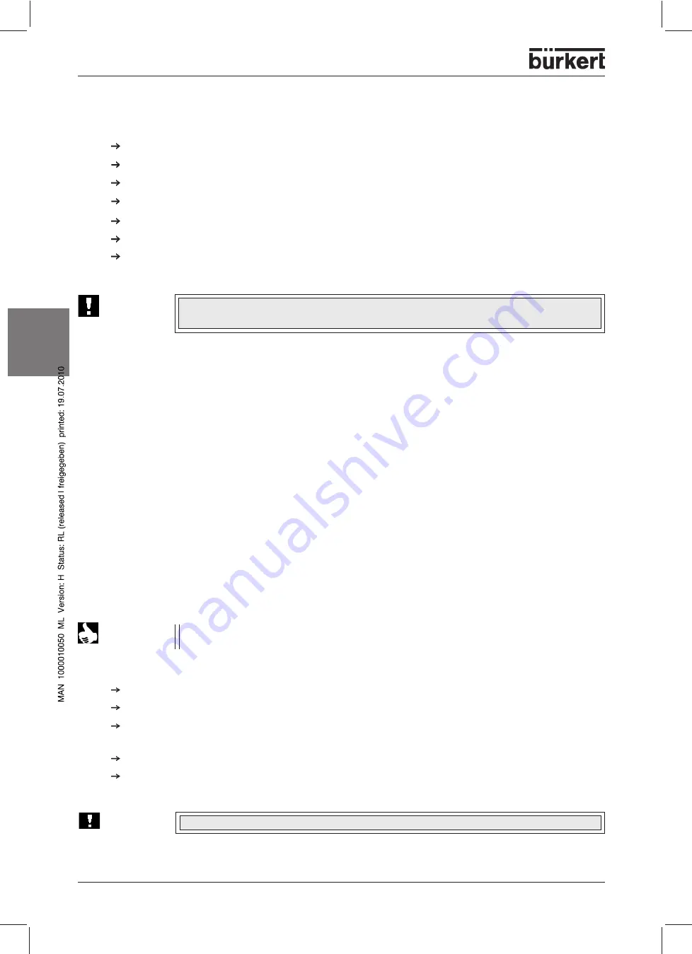 Burkert 6518 Operating Instructions Manual Download Page 32