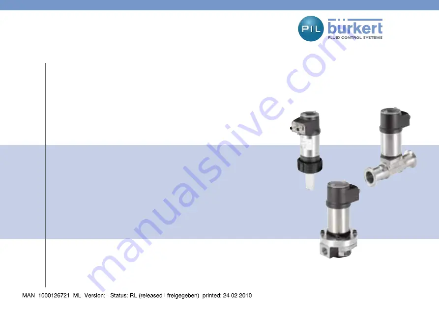 Burkert 8026 Quick Start Manual Download Page 1