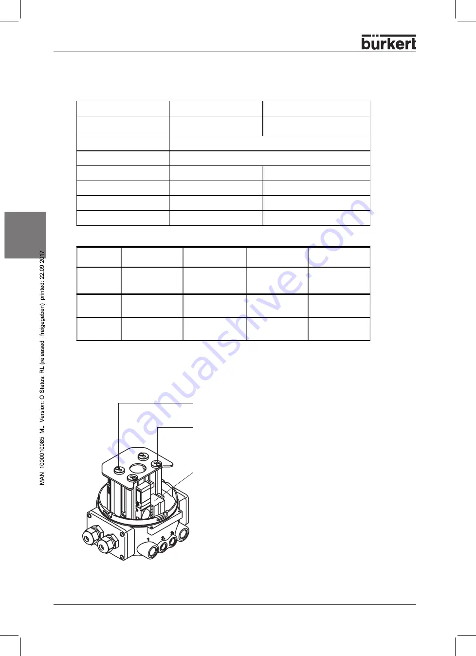 Burkert 8631 Operating Instructions Manual Download Page 62