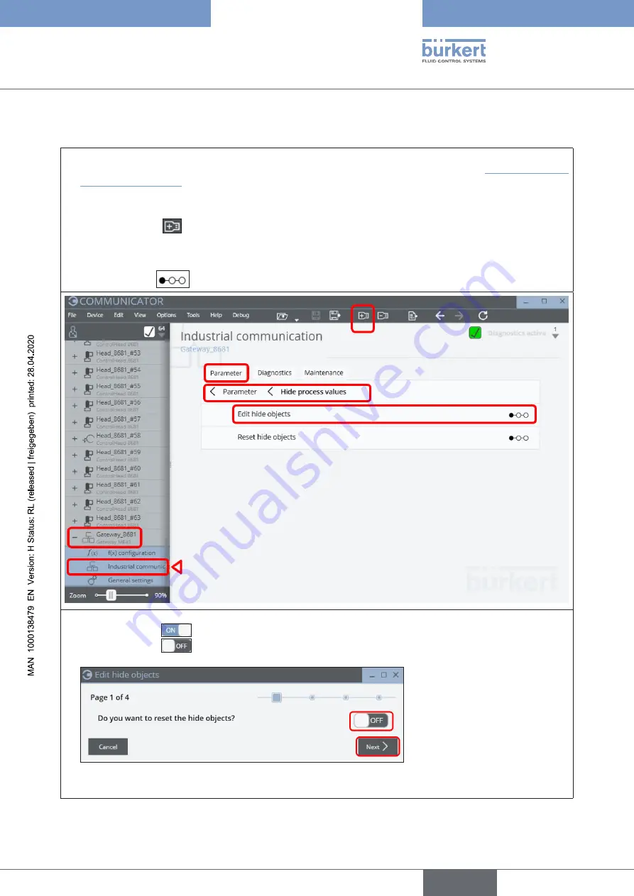 Burkert 8681 Operating Instructions Manual Download Page 111