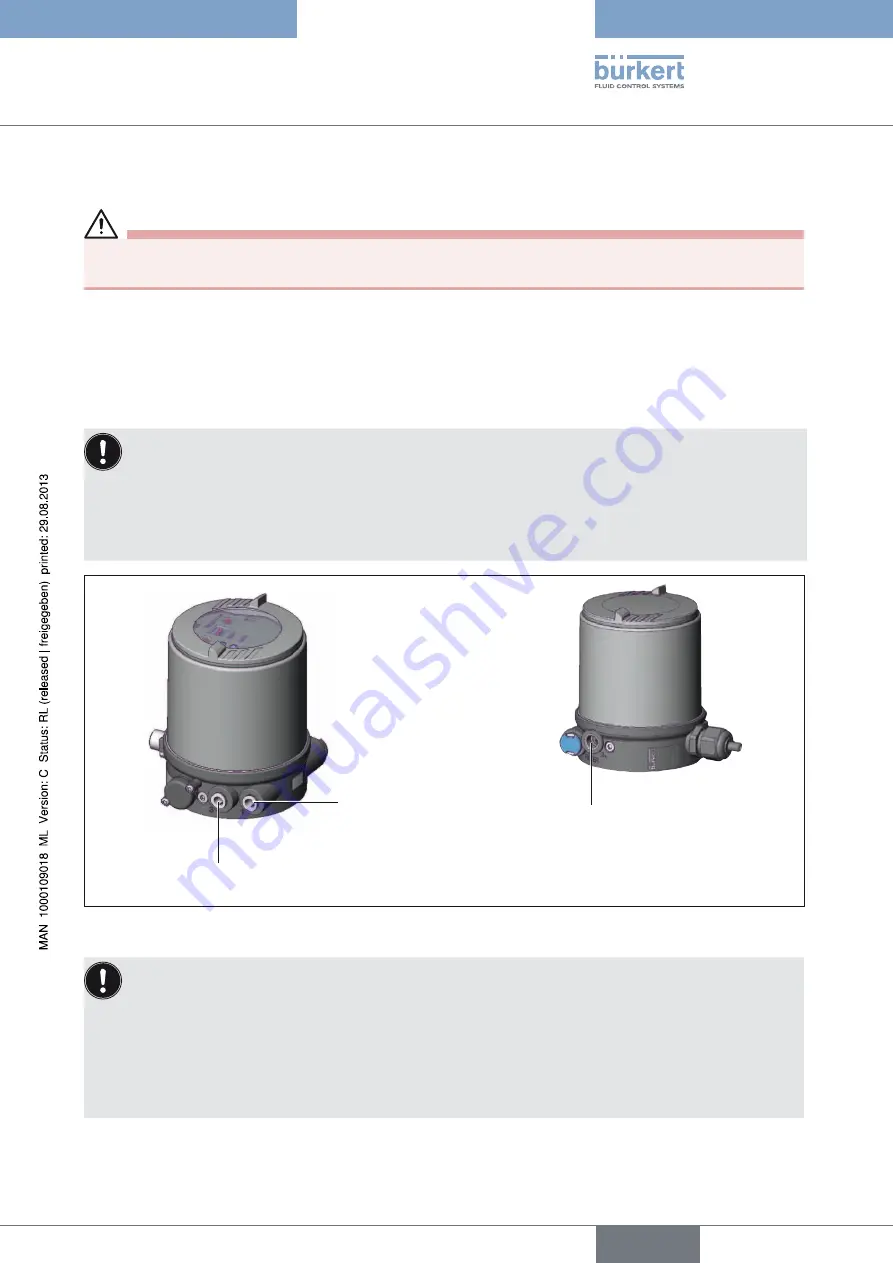 Burkert 8694 Operating Instructions Manual Download Page 43