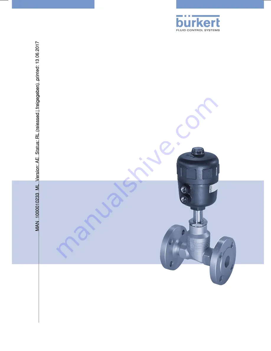 Bürkert 2012 Скачать руководство пользователя страница 1