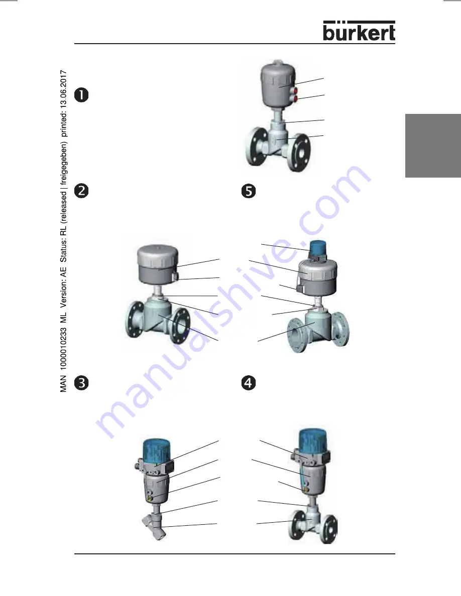 Bürkert 2012 Operating Instructions Manual Download Page 5