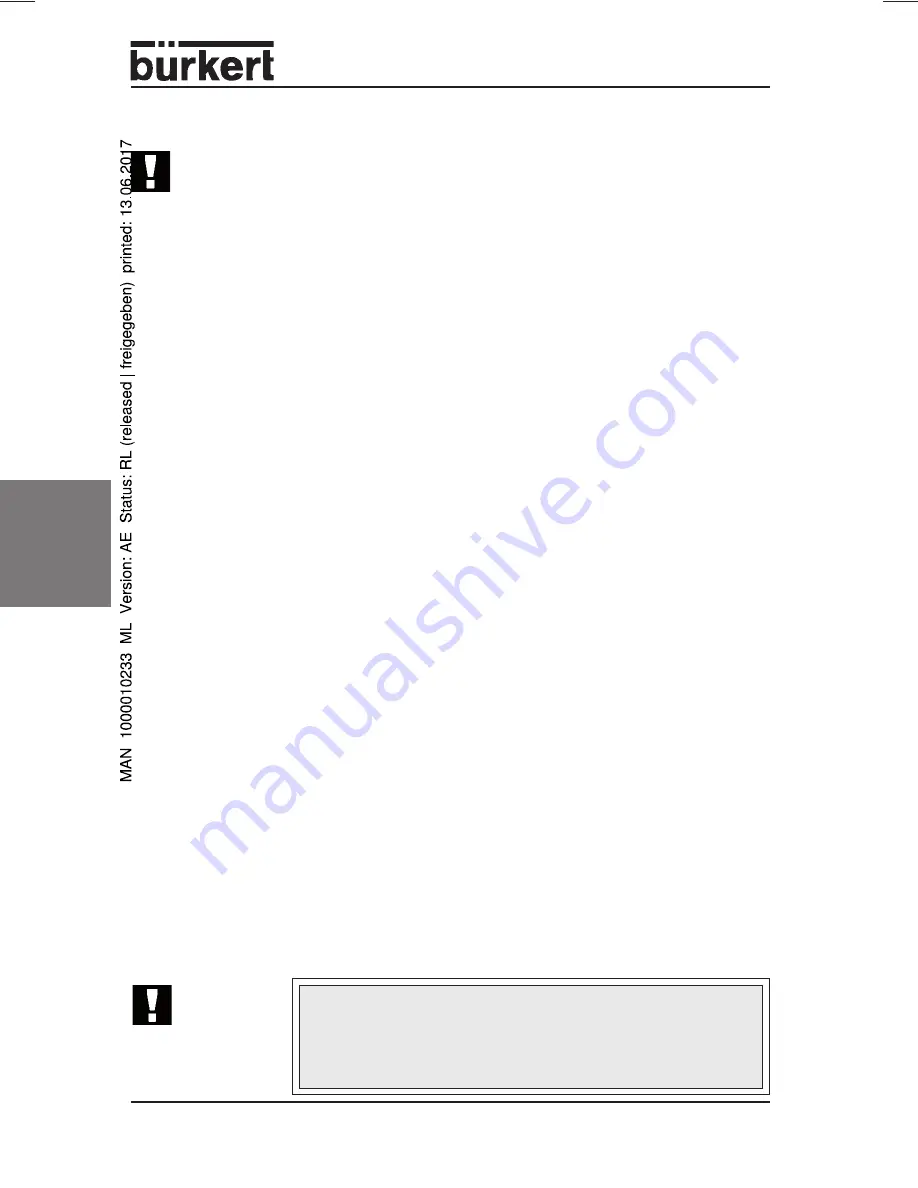 Bürkert 2012 Operating Instructions Manual Download Page 28