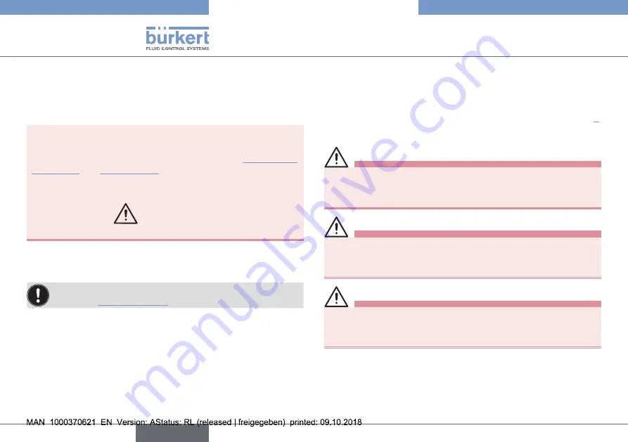 Bürkert 8228 ELEMENT Quick Start Manual Download Page 4