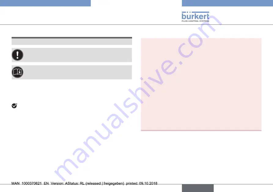 Bürkert 8228 ELEMENT Quick Start Manual Download Page 5