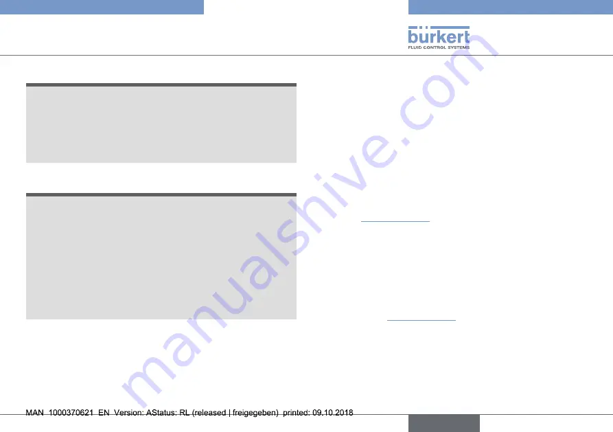 Bürkert 8228 ELEMENT Quick Start Manual Download Page 7