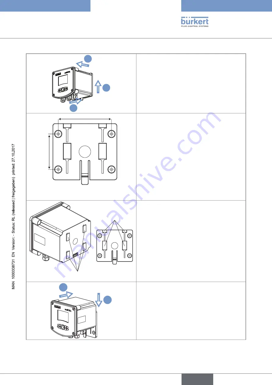 Bürkert 8619 multiCELL WM AC Operating Instructions Manual Download Page 45