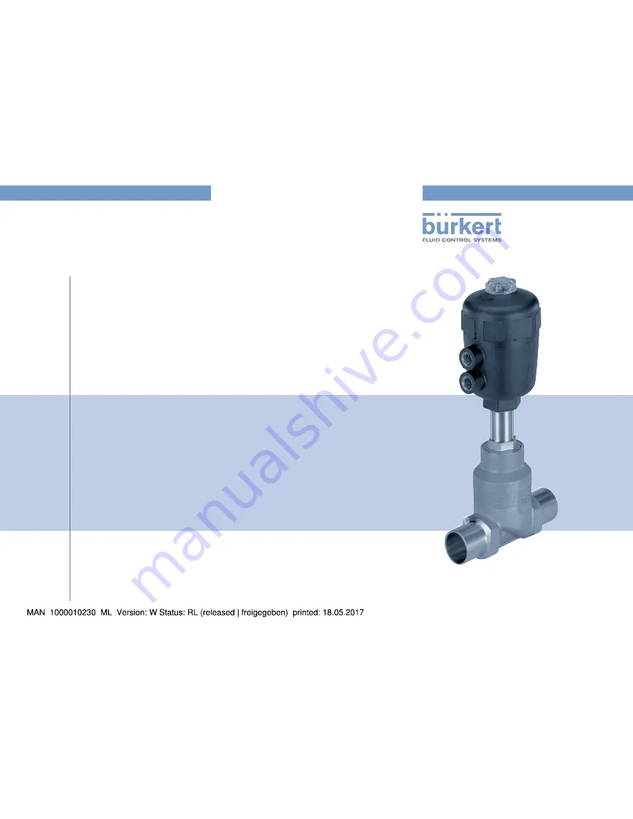 Bürkert Type2012 Operating Instructions Manual Download Page 1