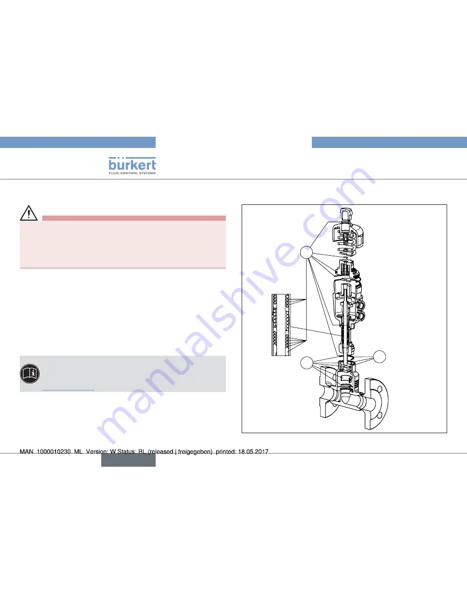 Bürkert Type2012 Operating Instructions Manual Download Page 22