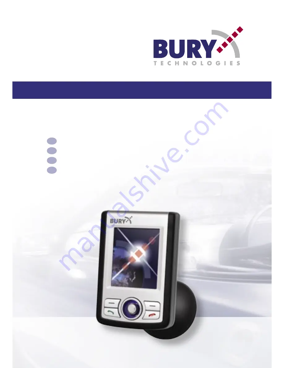 BURY CC 9050 Operating Manual Download Page 1