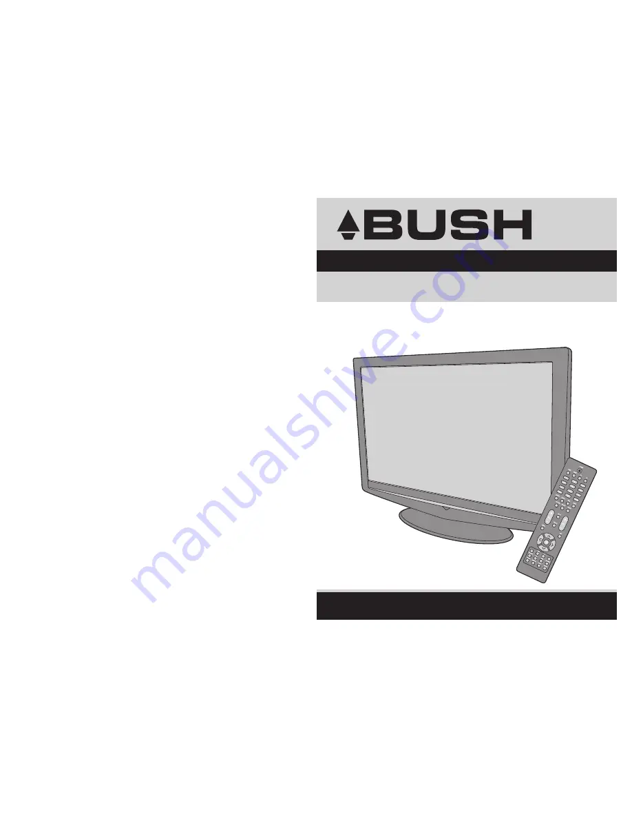 Bush 32in LCD TV Скачать руководство пользователя страница 1