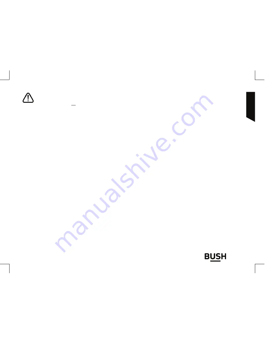 Bush Eluma B2 Instruction Manual Download Page 7