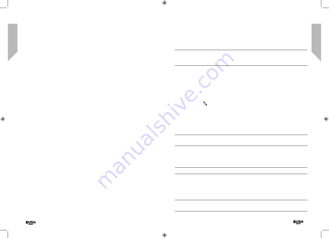 Bush PT-941 Instruction Manual Download Page 7