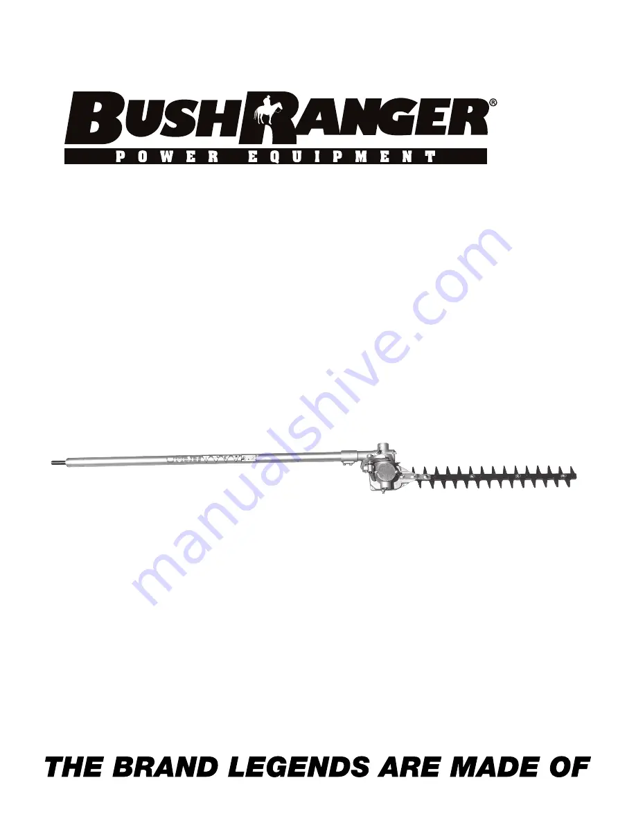 Bushranger 85003 Operator'S Manual Download Page 1