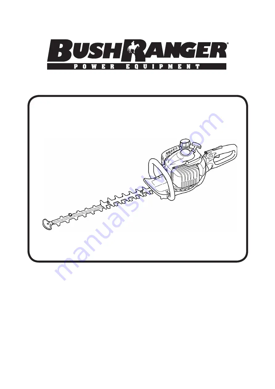 Bushranger HT241 Owner'S/Operator'S Manual Download Page 1