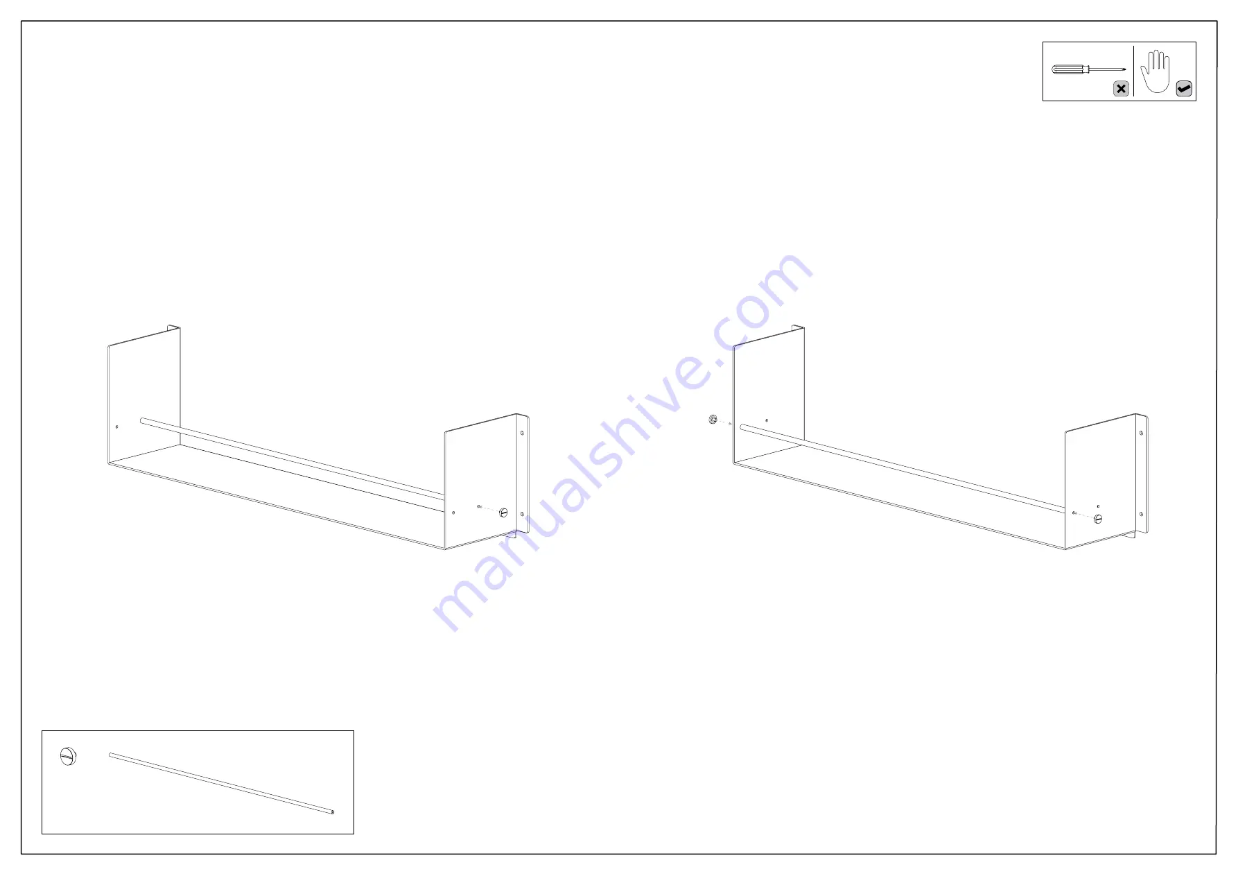 Buster+Punch GIRDER SHELF Preparation And Installation Manual Download Page 2