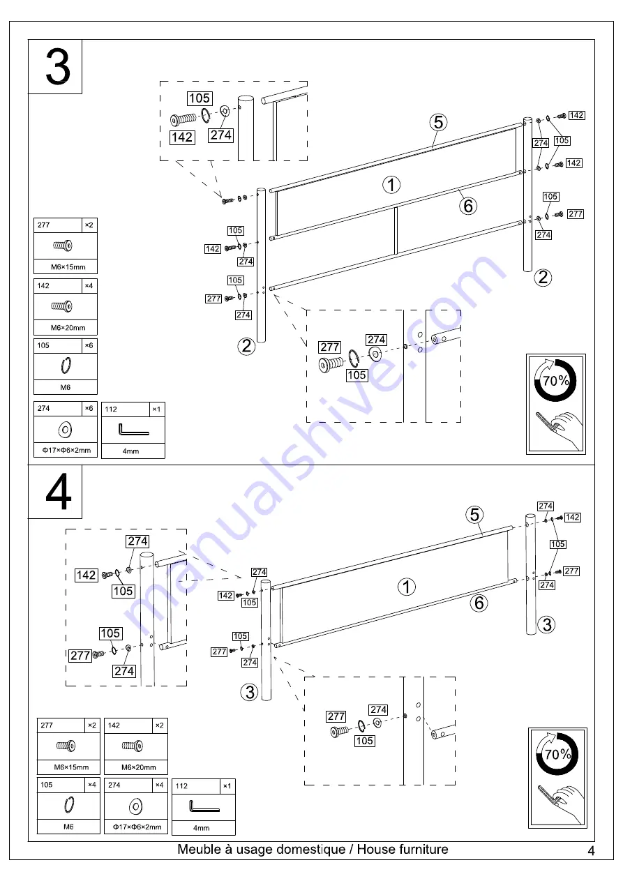 BUT BERKLEY 2 Assembly Instructions Manual Download Page 4