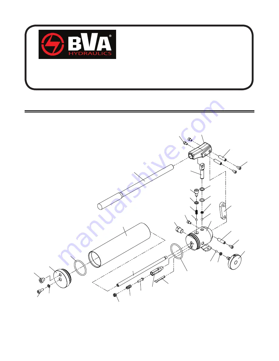 BVA Hydraulics P240L Instruction Manual Download Page 6