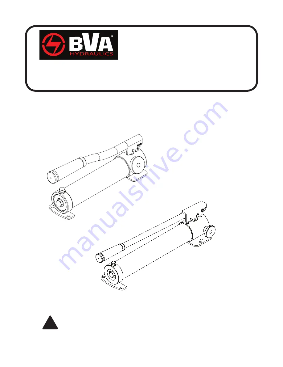 BVA P1000 Instruction Manual Download Page 1